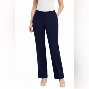 Covington Rosa Petite Navy Dress Pants Career Slacks 14P Stretch